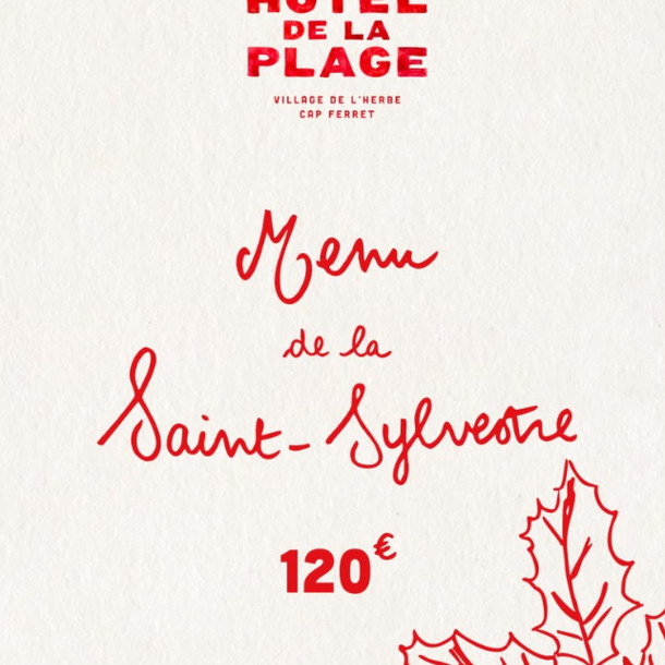 Le réveillon du Nouvel An à L'Hôtel de la plage